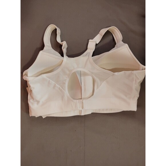 Women's Calia Go All Out High Support Zip Front Sports Bra White - Picture 4 of 9